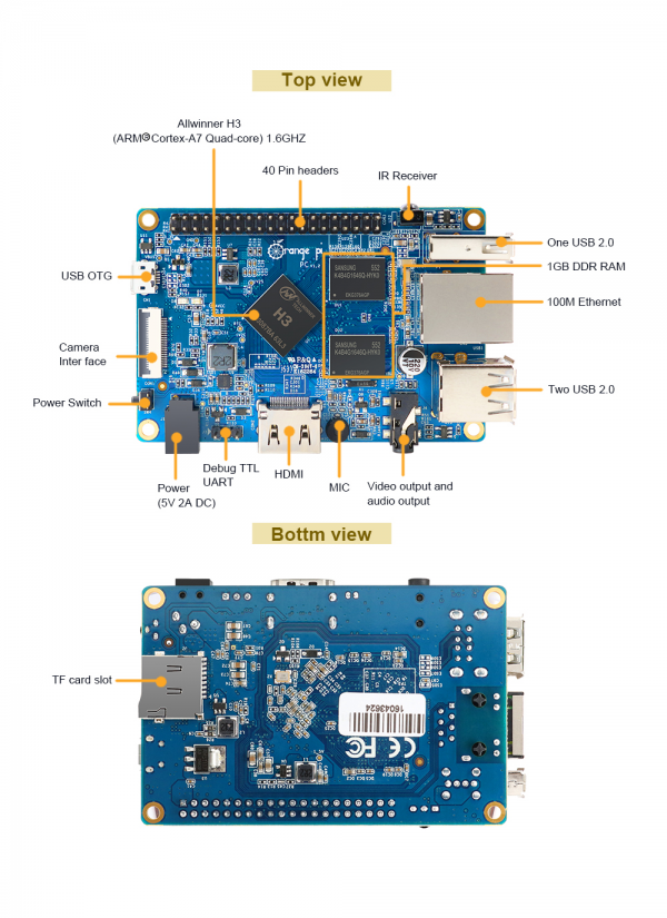 Orange Pi PC - Orangepi